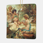 Musician Angels van Hans Zatzka, Victoriaans kunst Keramisch Ornament (Links)