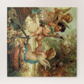 Musician Angels van Hans Zatzka, Victoriaans kunst Legpuzzel (Horizontaal)