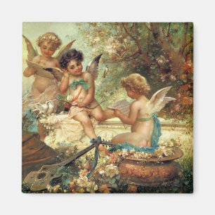 Musician Angels van Hans Zatzka, Victoriaans kunst Magneet