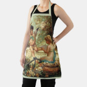 Musician Angels van Hans Zatzka, Victoriaans kunst Schort (Insitu)