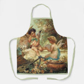 Musician Angels van Hans Zatzka, Victoriaans kunst Schort (Voorkant)