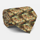 Musician Angels van Hans Zatzka, Victoriaans kunst Stropdas (Opgerold)