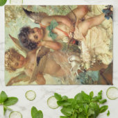 Musician Angels van Hans Zatzka, Victoriaans kunst Theedoek (Gevouwen)