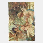 Musician Angels van Hans Zatzka, Victoriaans kunst Theedoek (Verticaal)