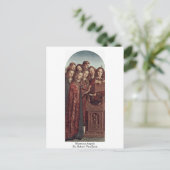 Musician Angels van Hubert Van Eyck Briefkaart (Staand voorkant)