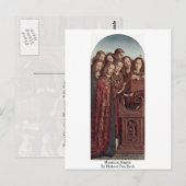 Musician Angels van Hubert Van Eyck Briefkaart (Voorkant / Achterkant)