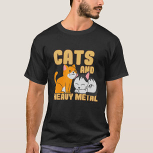 Musician Cat Instrumentalist Musical Heavy Rock Mu T-shirt