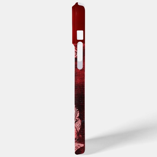 MUSICIAN CAT,OWL,MUZIEKINSTRUMENTEN IN RODE RUBY Case-Mate iPhone CASE (Achterkant / Links)