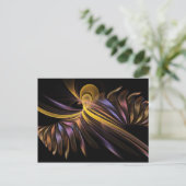 Musician Fractal Briefkaart (Staand voorkant)