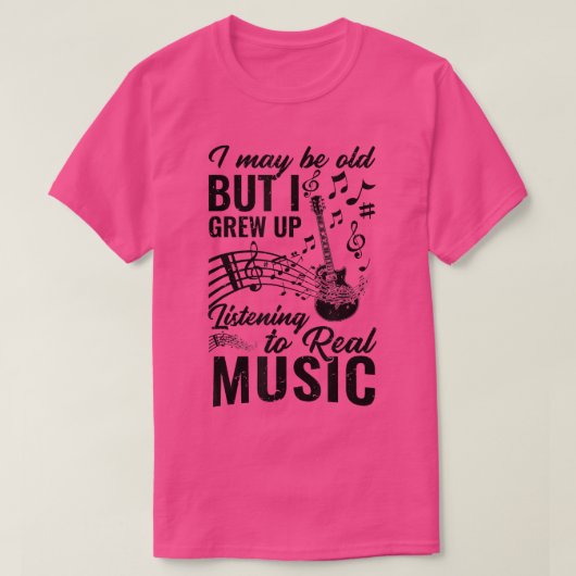 Musician Guitar Drummer Rock Real Music 2001 T-shirt (Design voorkant)