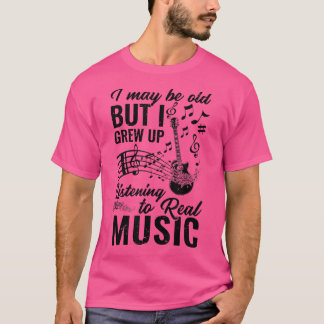 Musician Guitar Drummer Rock Real Music 2001 T-shirt
