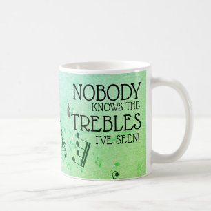 Musician Guitar Funny Treble Joke Personalized Cif Koffiemok