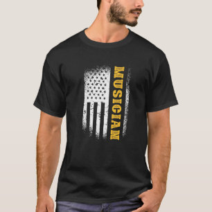 Musician Guitar Jazz Music Instrument Orchestra Ba T-shirt