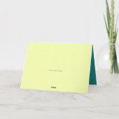 Musician Guitar krijgt goed bericht en geschrift Kaart (Achterkant)