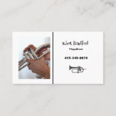 Musician Horn Player Composer Arranger Visitekaartje (Voorkant)