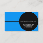 Musician Jazz Club Visitekaartje (Achterkant)