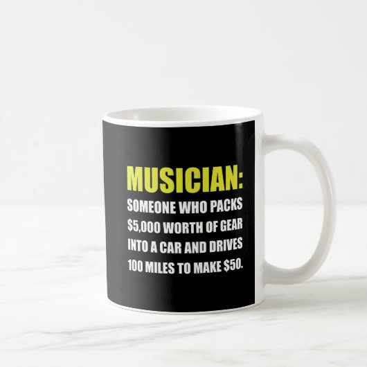 Musician Joke Koffiemok (Rechts)