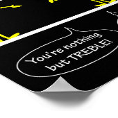 Musician Marching Band Music Funny Nothing But Tre Poster (Hoek)