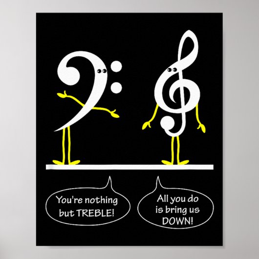 Musician Marching Band Music Funny Nothing But Tre Poster (Voorkant)