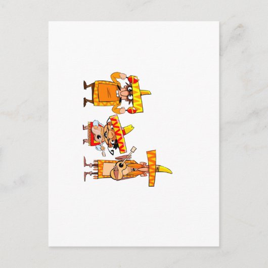 musician  mariachi briefkaart (Voorkant)
