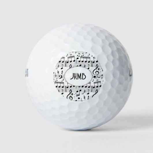 Musician Music Musical  Monogram Art Golfballen (Voorkant)