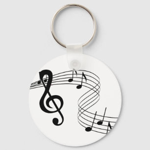 Musician Music Score Sleutelhanger
