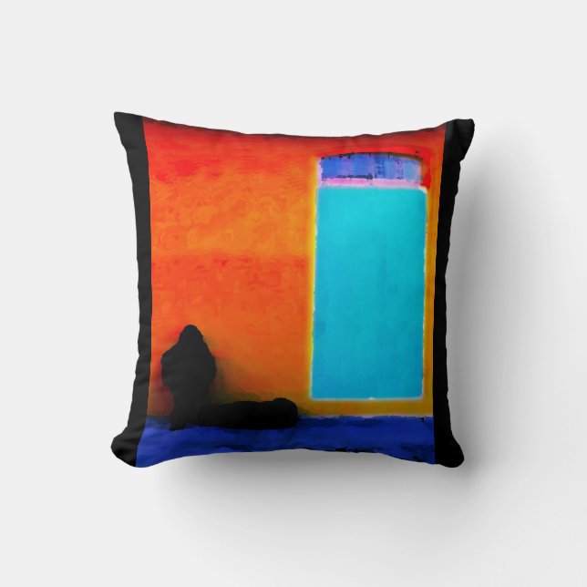 "Musician Obscured" JTG Art Pillow Kussen (Voorkant)
