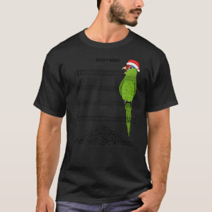 Musician Parrot ik Silent Night I Mexican Red head T-shirt