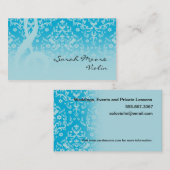 Musician Treble Clef Music Studio Teacher Visitekaartje (Voorkant / Achterkant)