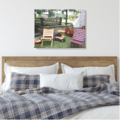 Musicians band Camp Canvas Afdruk (Insitu (Slaapkamer))