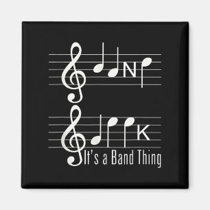 Musicians Band Geek Muzieknoten Spelling Funny T S Magneet