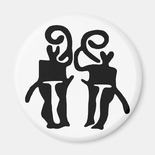 Musicians-BW Magneet (Voorkant)