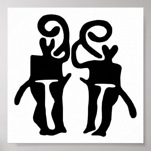 Musicians-BW Poster (Voorkant)