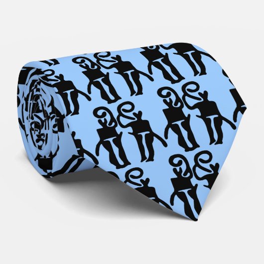 Musicians-BW stropdas (Opgerold)