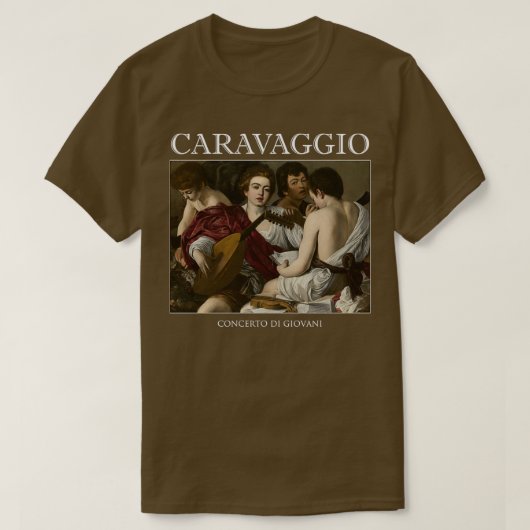 Musicians Caravaggio T-shirt (Design voorkant)