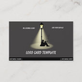 Musicians Logo afspelen Visitekaartje (Voorkant)