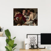 Musicians Michelangelo Merisi da Caravaggio Poster (Thuiskantoor)
