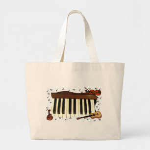 Musicians Rock_ Grote Tote Bag