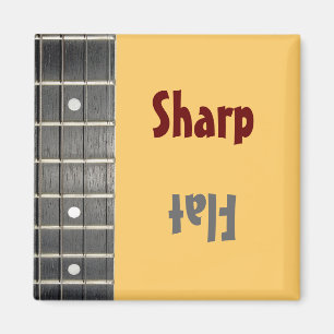 Musicians Sharp Flat Mood Magnet