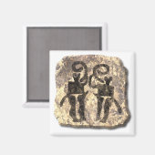 Musicians-steen Magneet (Voorkant / Achterkant)