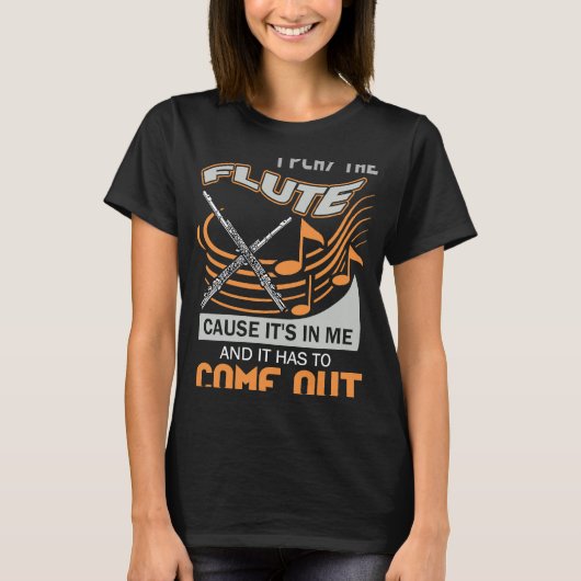 Musicien flutist t-shirt (Voorkant)