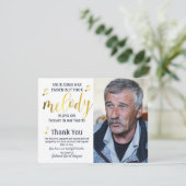 Musicien Hartelijk dank Bedankkaart (Staand voorkant)