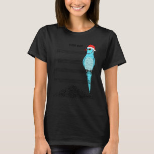 Musicien Parrot ik 's nachts blauw indianenrok T-shirt