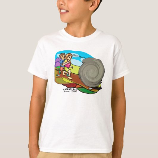 MusicToon: Papa was een rolsteen: T-shirt (Voorkant)