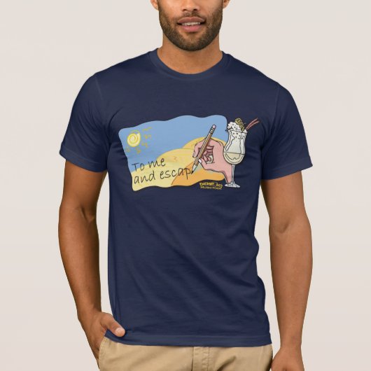 MusicToon: Pina Colada Song : T-shirt (Voorkant)