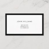 Musicus Acoustic Guitar Minimalist Modern Visitekaartje (Achterkant)