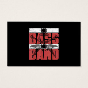 Musicus Bassige Gift Idea Bass Guitar Visitekaartje