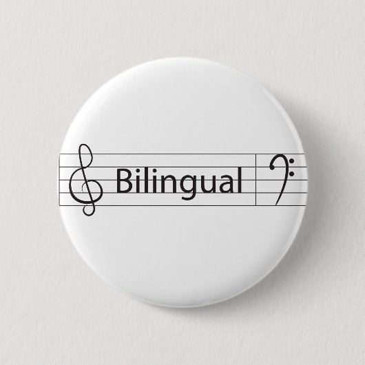 Musicus Bilingual Ronde Button 5,7 Cm (Voorkant)