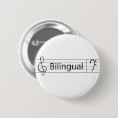 Musicus Bilingual Ronde Button 5,7 Cm (Voorkant /achterkant)
