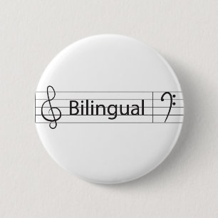 Musicus Bilingual Ronde Button 5,7 Cm